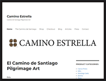 Tablet Screenshot of caminoestrella.com